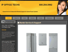Tablet Screenshot of nortel-service.com